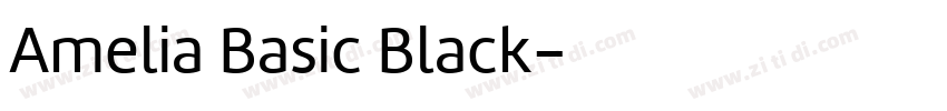 Amelia Basic Black字体转换
